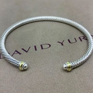NWOT David Yurman 4mm Cable Bracelet 18k Gold